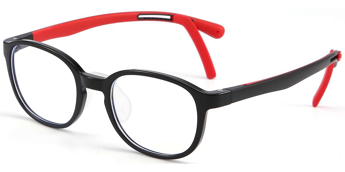 Moneti Eyewear Timeless Elegance Oval Eyeglasses - side view