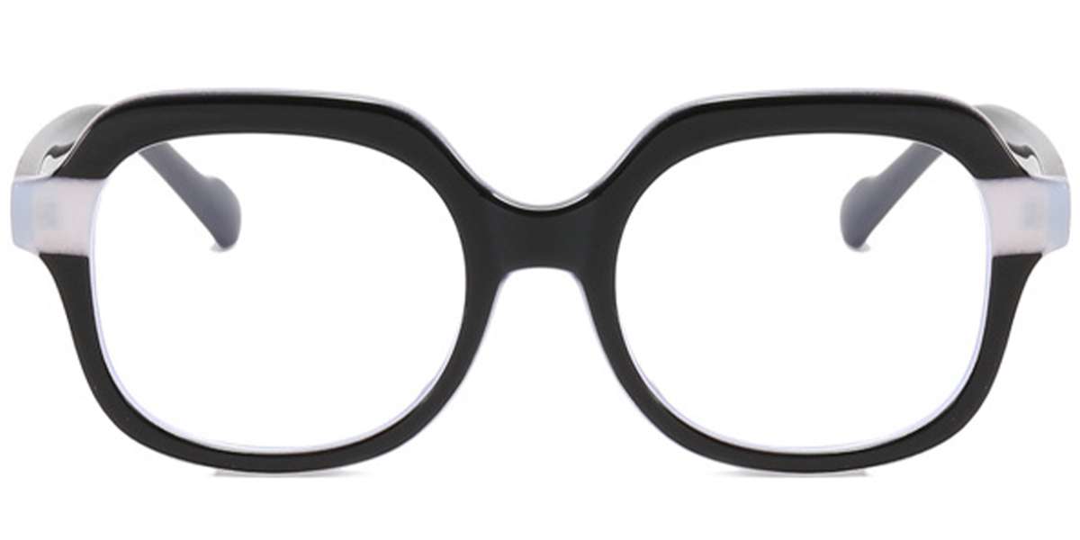Moneti Eyewear Modern Edge Square Eyeglasses - front view