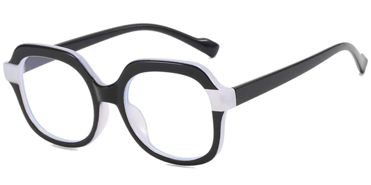 Moneti Eyewear Modern Edge Square Eyeglasses - side view