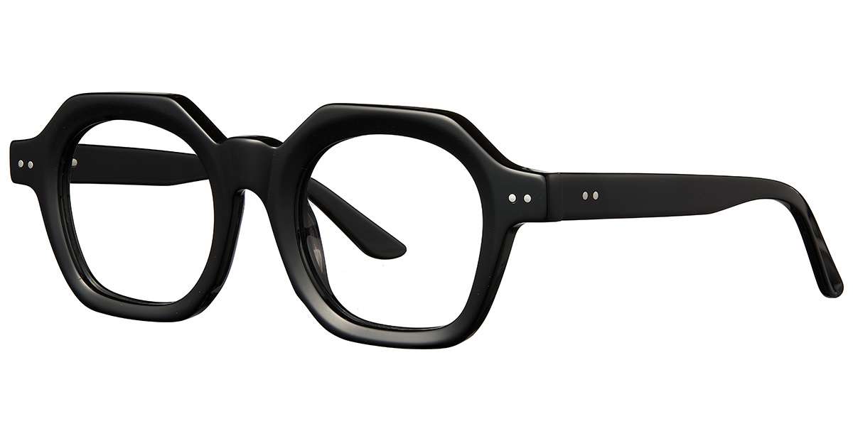 Moneti Eyewear Bold Geometry Geometric Eyeglasses - side view