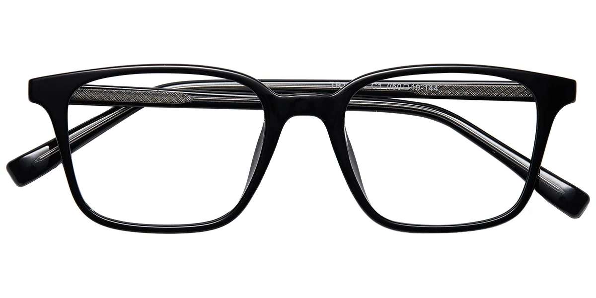 Moneti Eyewear Executive Line Rectangle Eyeglasses - angle view