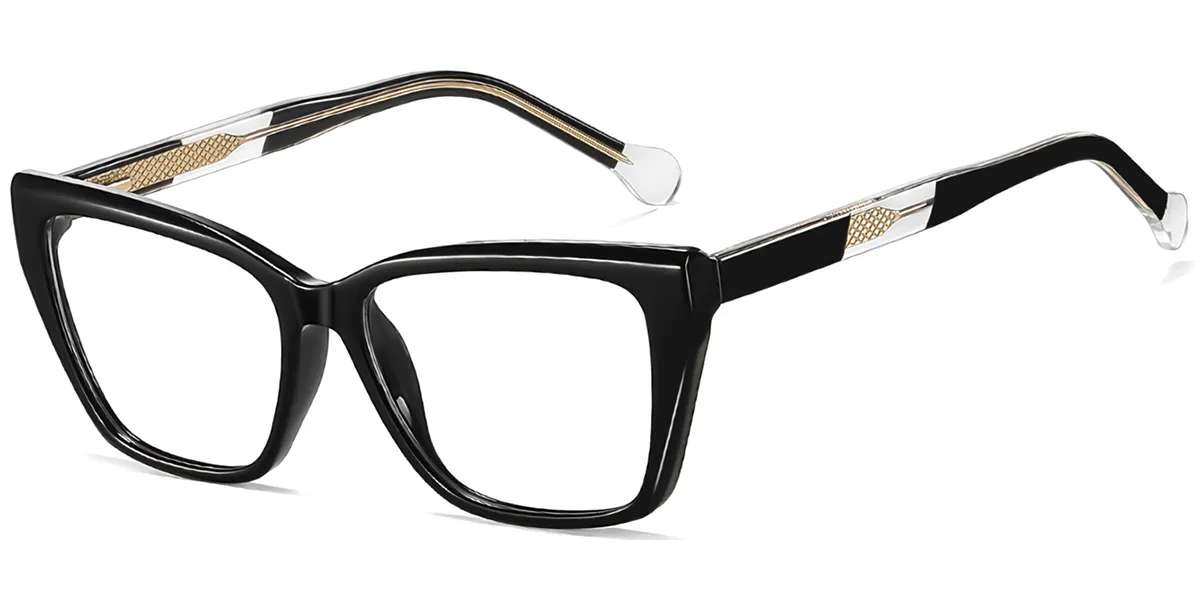 Moneti Eyewear Urban Edge Square Eyeglasses - angle view