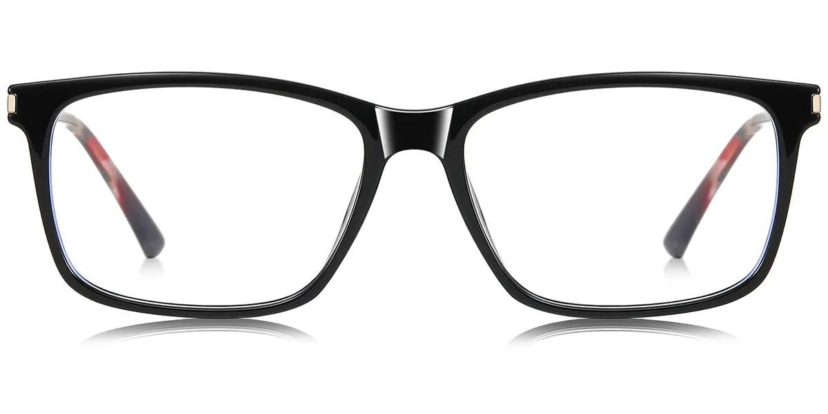 Moneti Eyewear Executive Line Rectangle Eyeglasses - front view