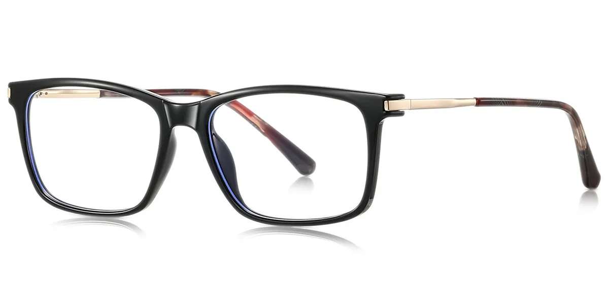 Moneti Eyewear Executive Line Rectangle Eyeglasses - angle view