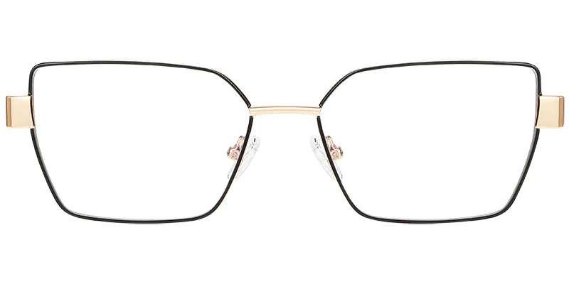 Moneti Eyewear Executive Line Rectangle Eyeglasses - front view