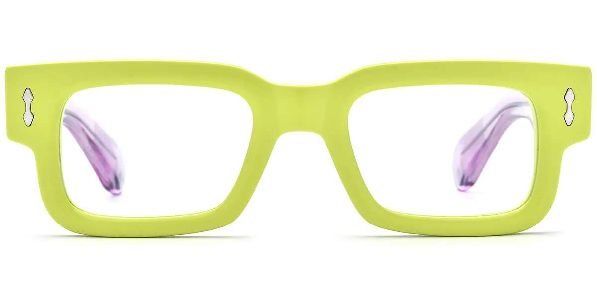 Moneti Eyewear Executive Line Rectangle Eyeglasses - side view