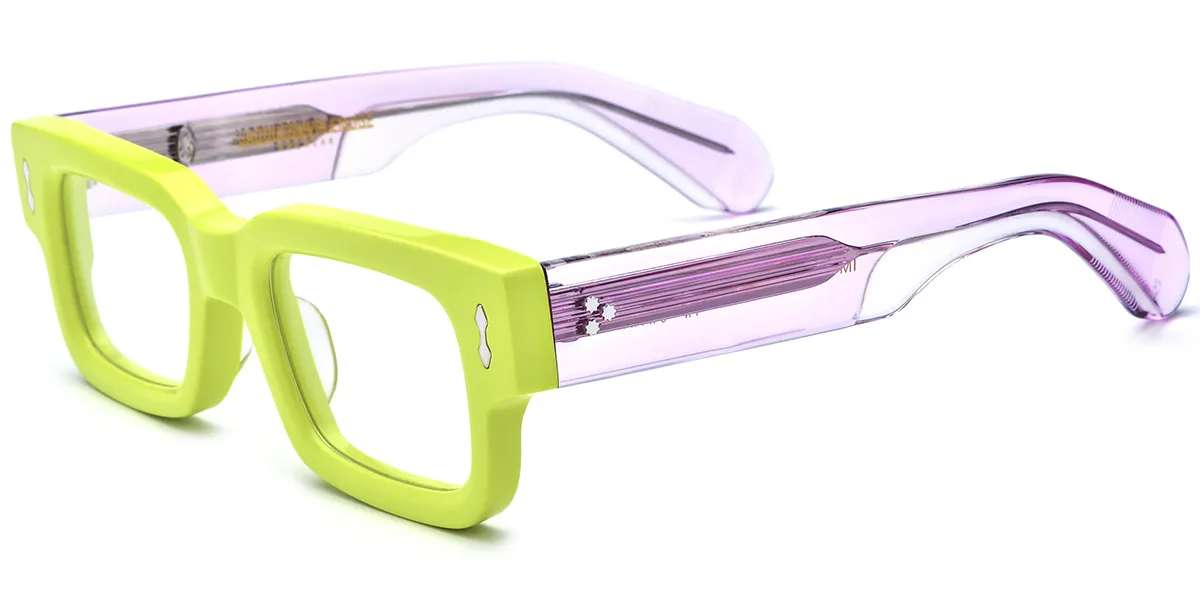 Moneti Eyewear Executive Line Rectangle Eyeglasses - angle view