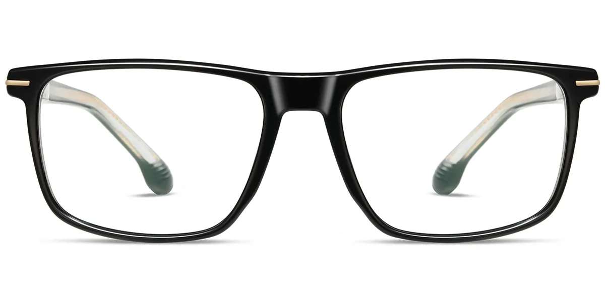 Moneti Eyewear Executive Line Rectangle Eyeglasses - side view