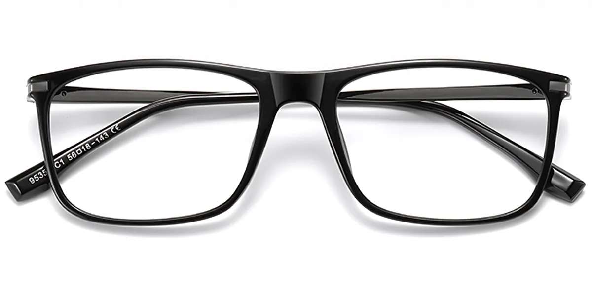 Moneti Eyewear Executive Line Rectangle Eyeglasses - front view