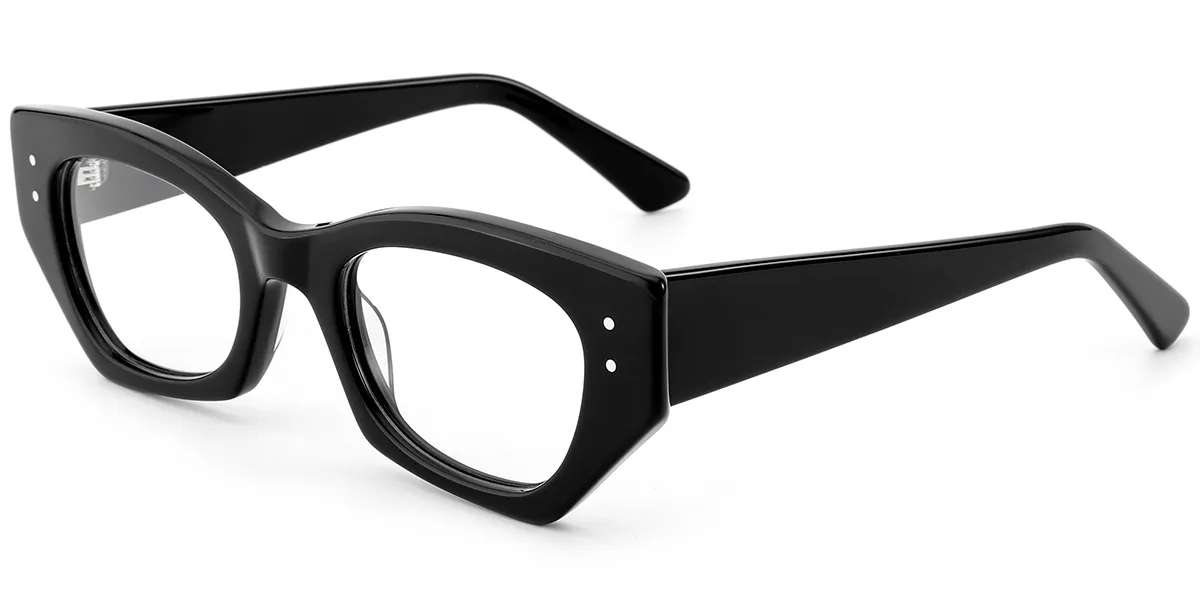 Moneti Eyewear Executive Line Rectangle Eyeglasses - side view