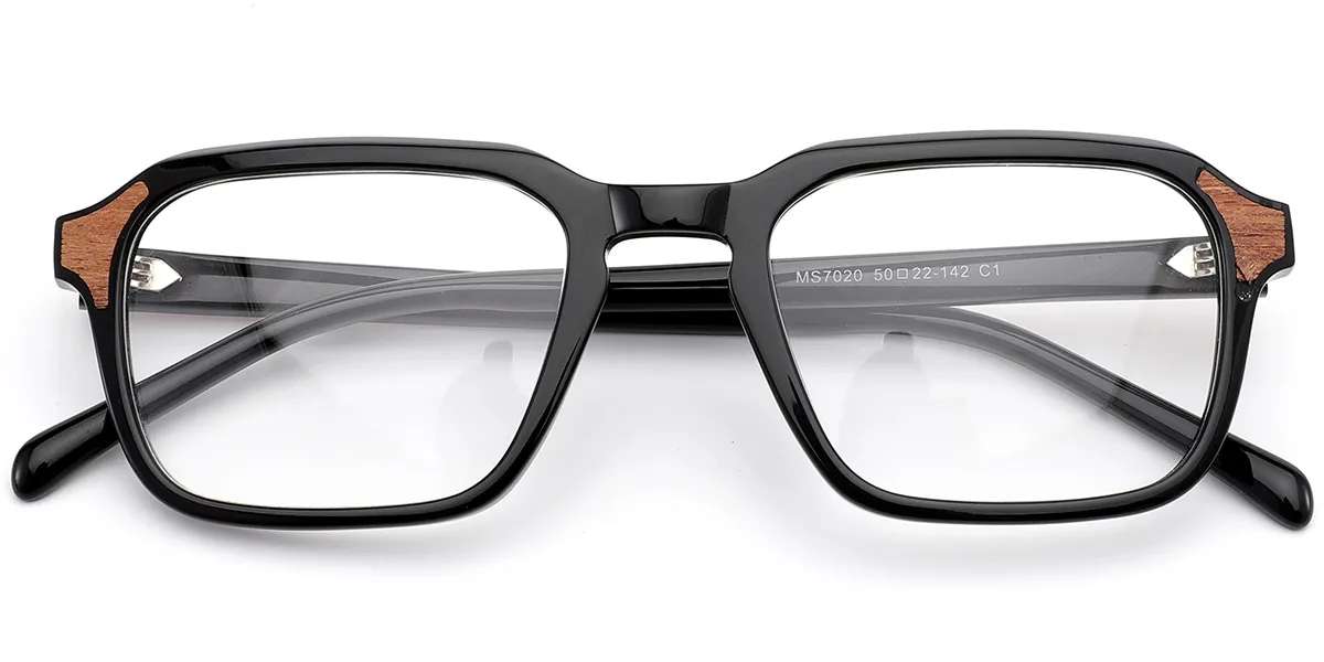 Moneti Eyewear Urban Edge Square Eyeglasses - front view