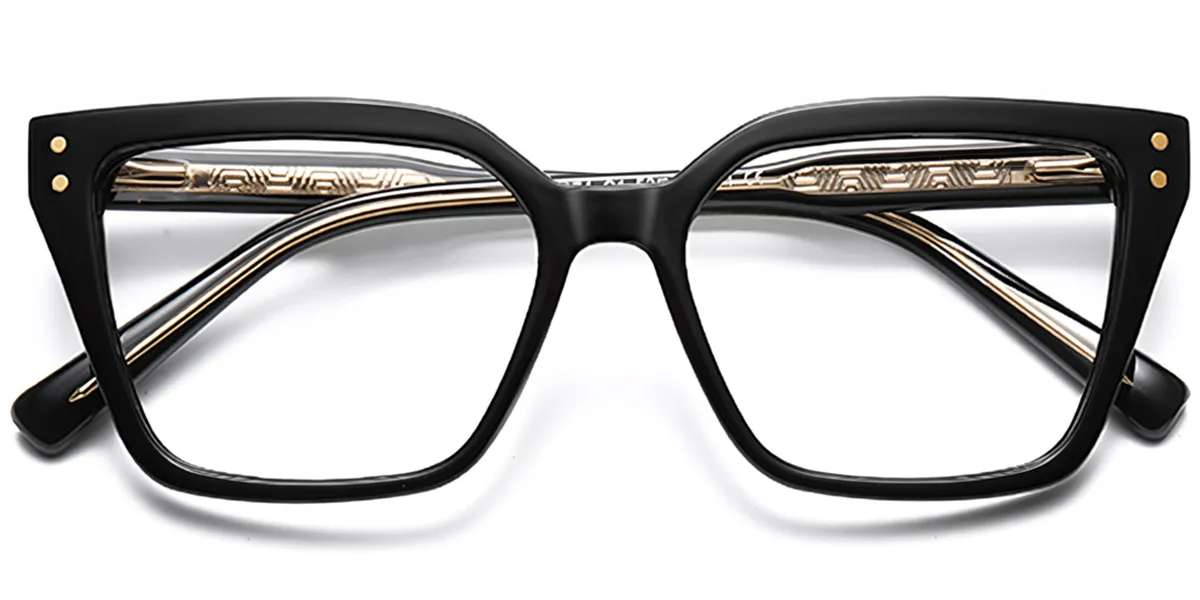 Moneti Eyewear Urban Edge Square Eyeglasses - side view
