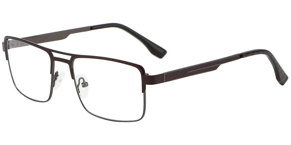Moneti Eyewear Zephyr Aviator Glasses – Black Eyeglasses - side view