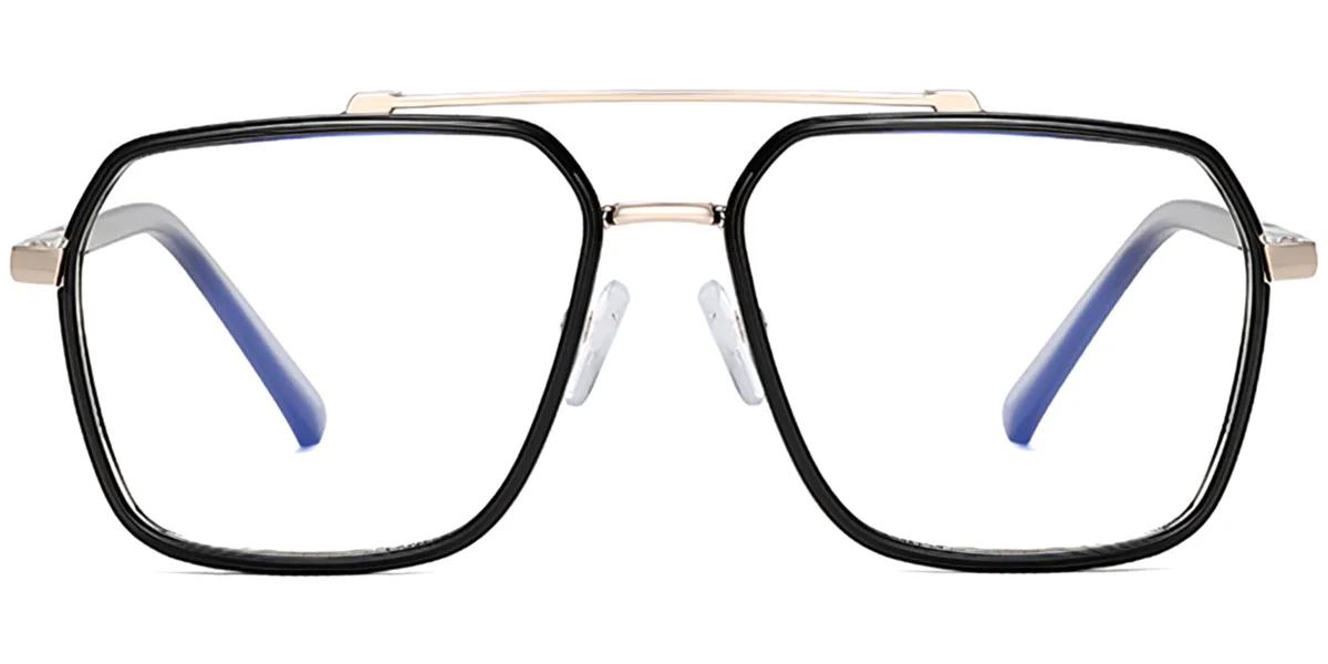 Moneti Eyewear - Sky Legend Aviator - eyeglasses - Black Gold - alternate view
