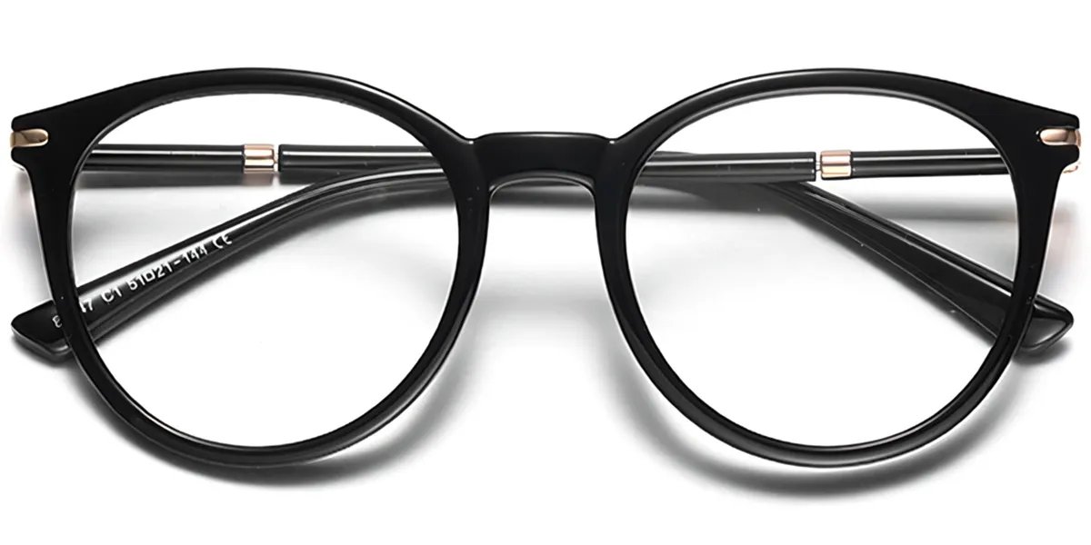 Moneti Eyewear Retro Circle Round Eyeglasses - front view