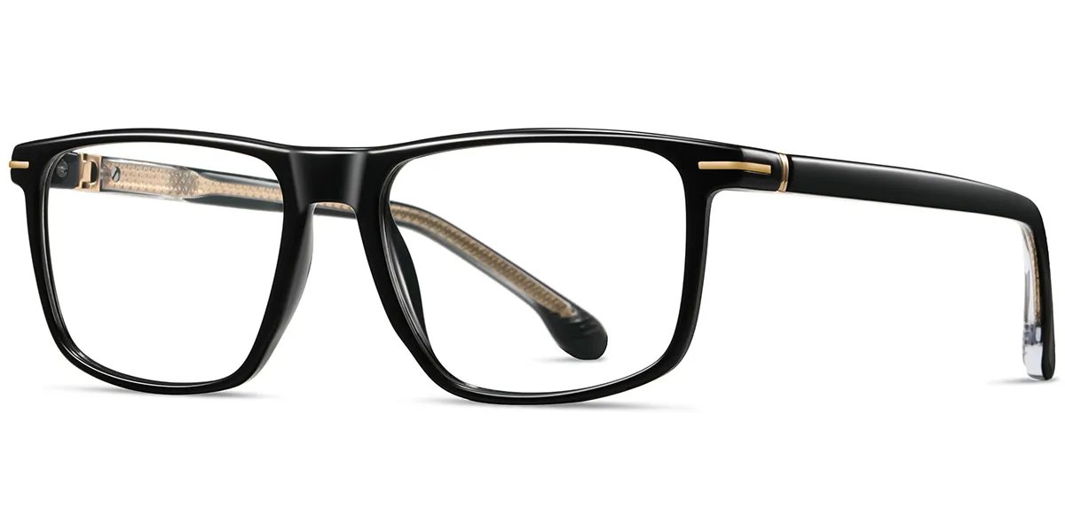 Moneti Eyewear Executive Line Rectangle Eyeglasses - front view
