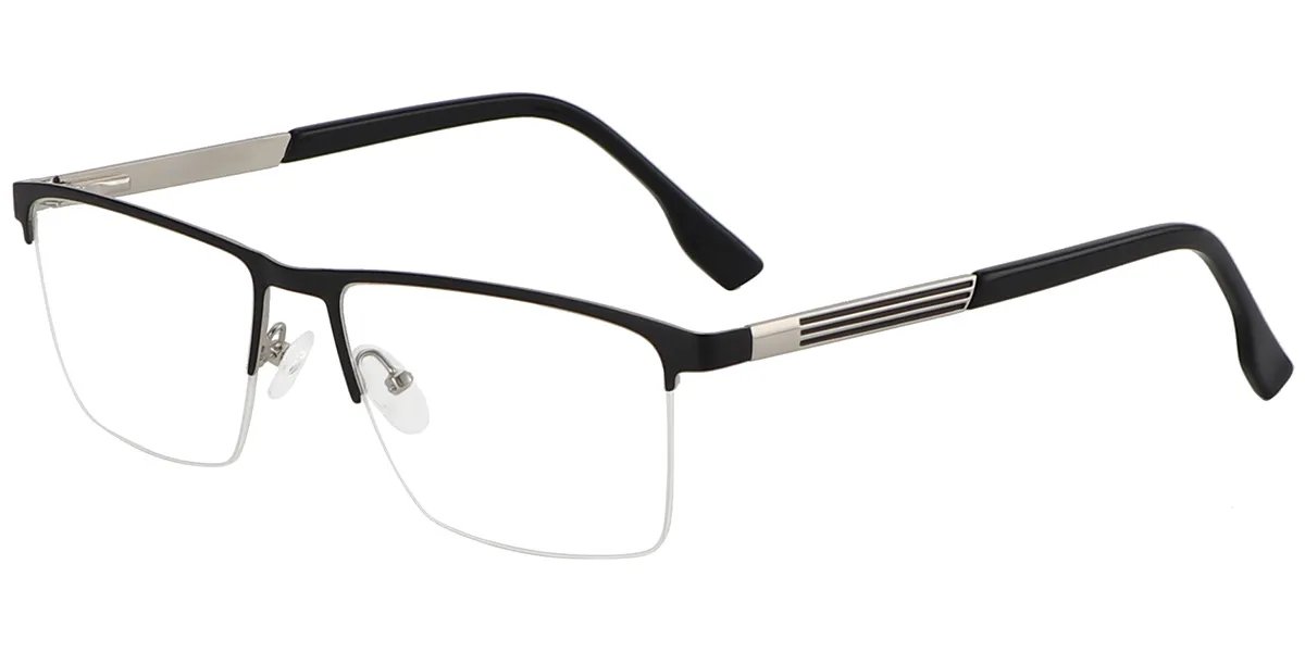 Moneti Eyewear Executive Line Rectangle Eyeglasses - front view