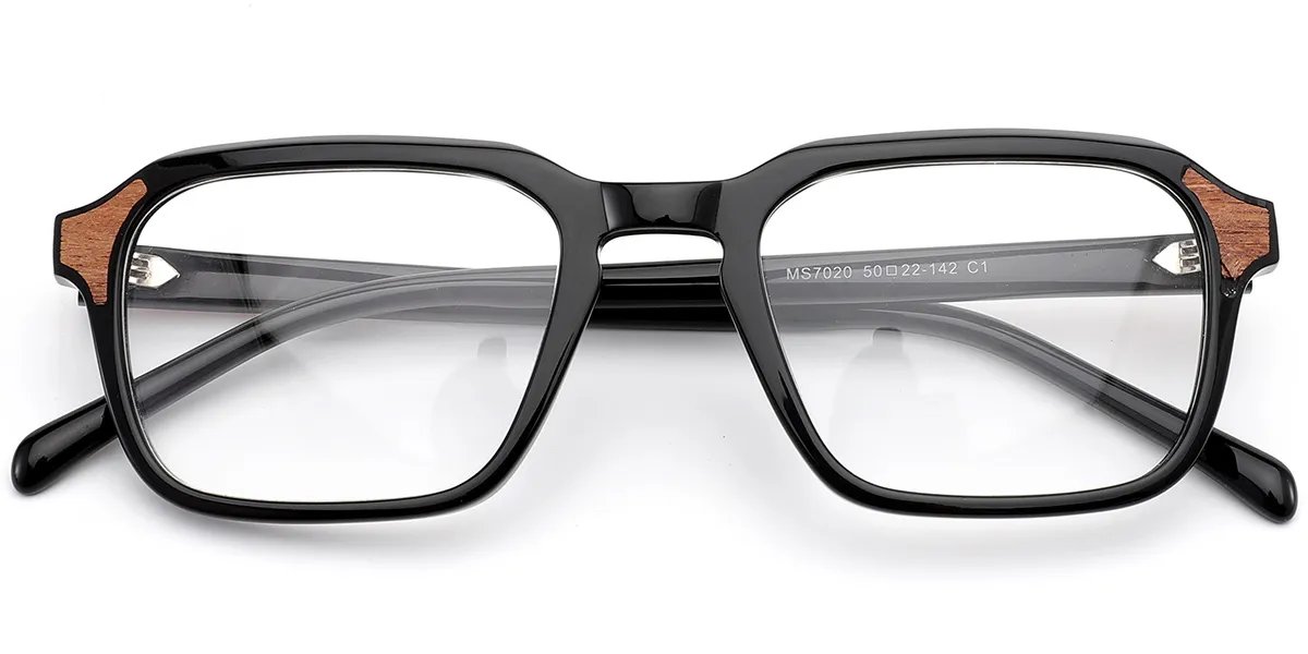 Moneti Eyewear Urban Edge Square Eyeglasses - front view